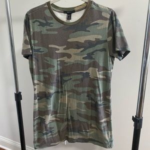Camo tshirt dress
